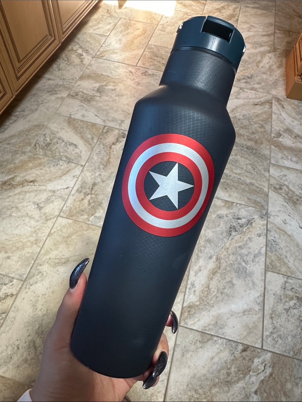 Corkcicle Captain America Shield Insulated Water Bottle